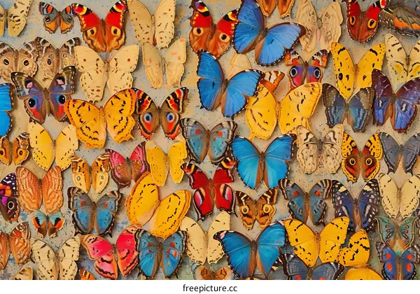 A Colorful Array of Butterflies