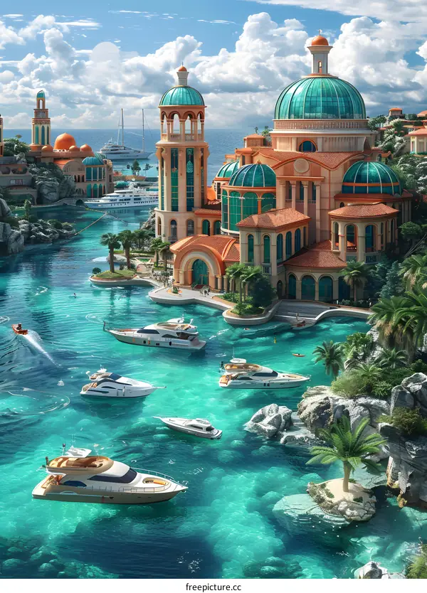 Luxurious Coastal Resort City