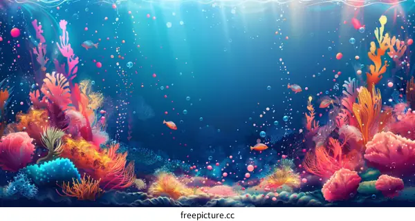 Captivating Underwater World of Coral Reefs and Marine Life