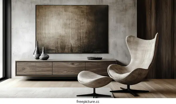 Modern Minimalist Living Room Interior Design