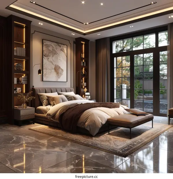 Modern bedroom interior design