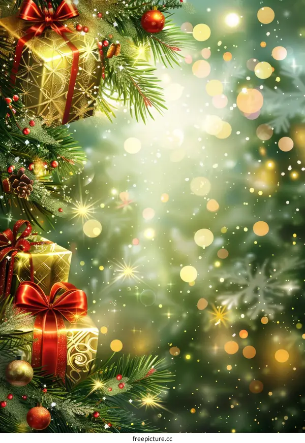 Christmas gifts and decorations