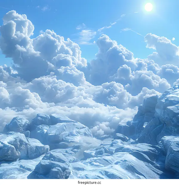 Glacier and Snow-capped Mountains