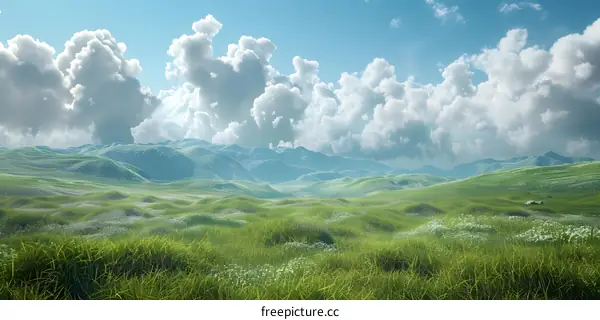 4K Ultra HD Pictures of Beautiful Grassland Scenery