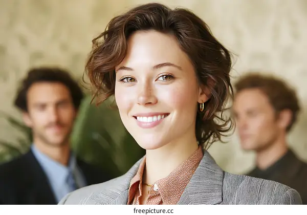 Business Professional Woman Portrait in Office Setting