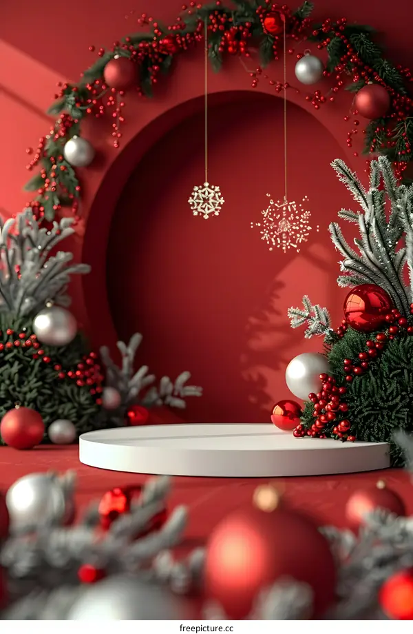Christmas Ornament Decoration Background