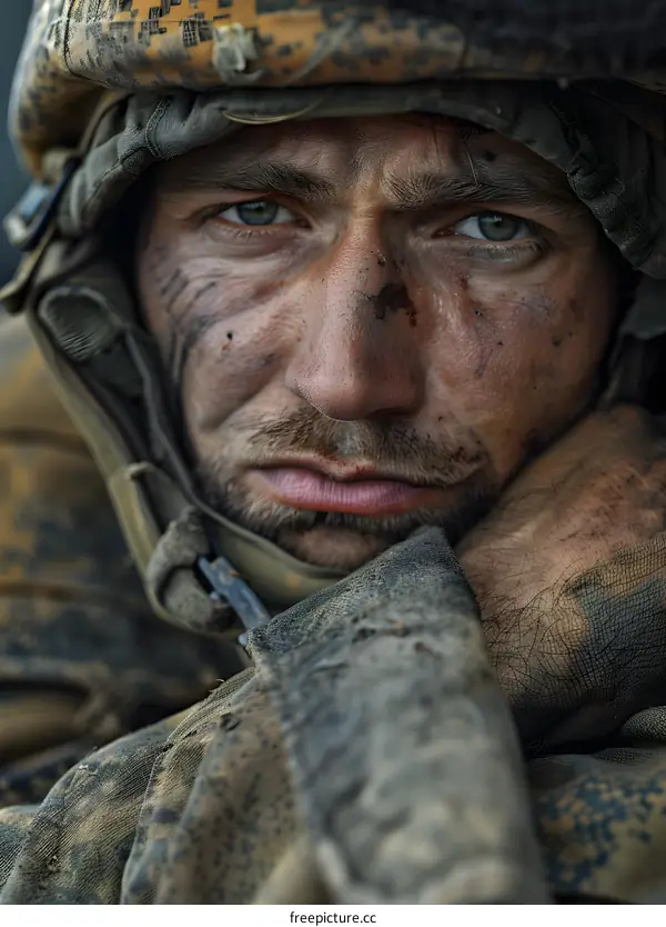 Portrait of a soldier