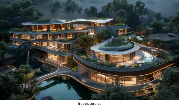 A Modern Mountain Villa with Stunning Views