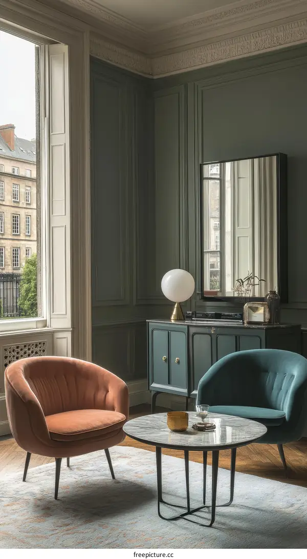 Modern Classic Living Room Interior Design