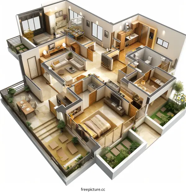 Modern House Floor Plan Design