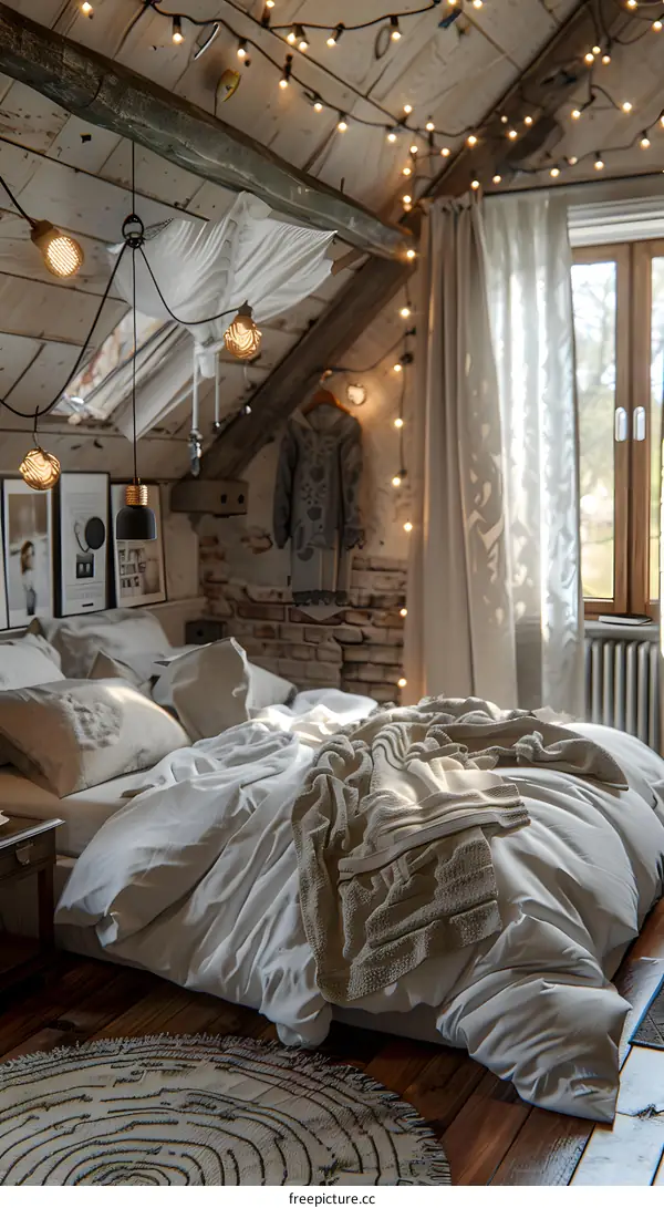 Bedroom in the attic