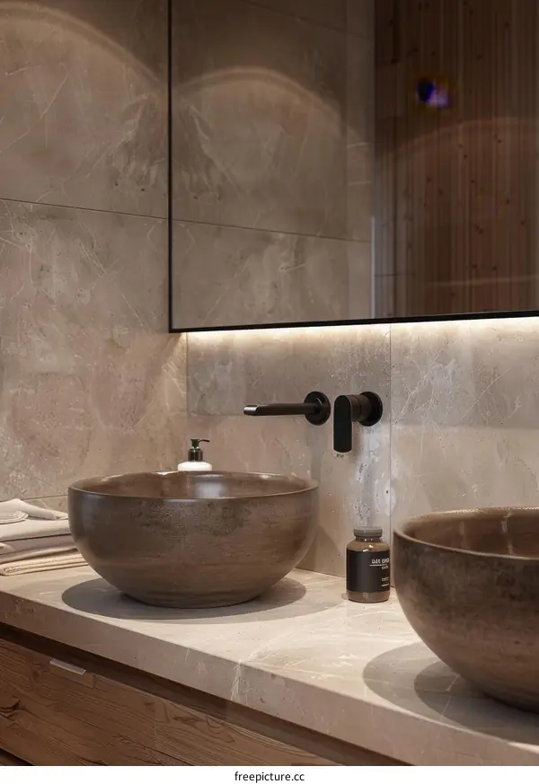 Modern Minimalist Bathroom Sink Vanity