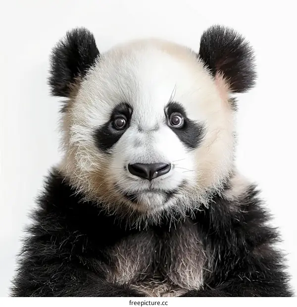 Close-up Portrait of a Panda