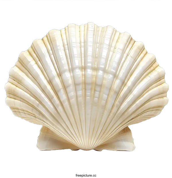 [Transparent Background PNG]Isolated seashell on white background