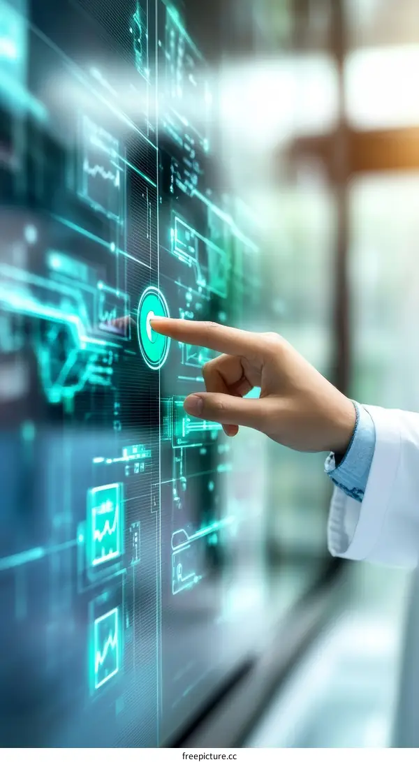 Interactive Touchscreen Display Interface for Medical Use