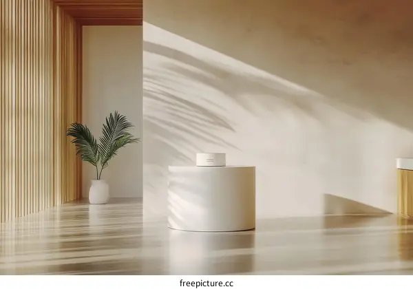 Minimalist Modern Interior Showcase with Natural Light