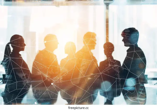 Business people discussing work in the office