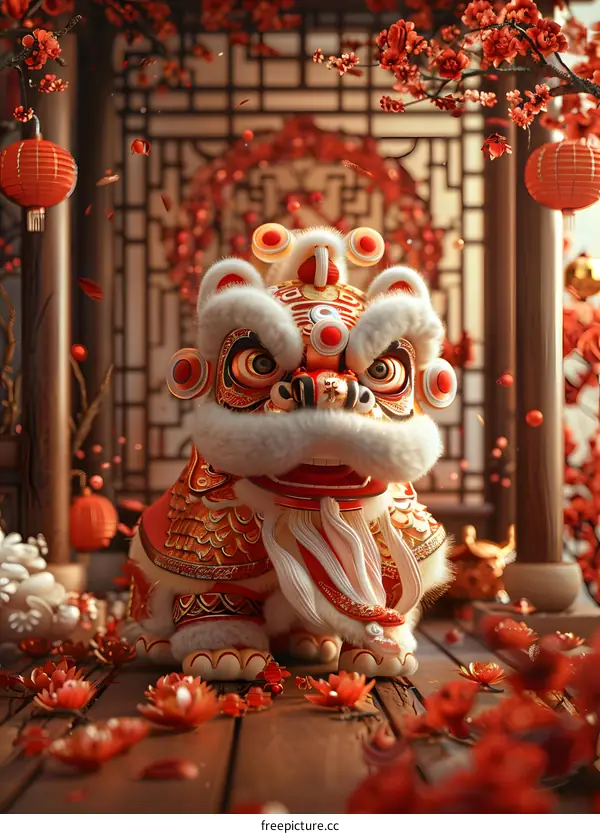 Lion dance
