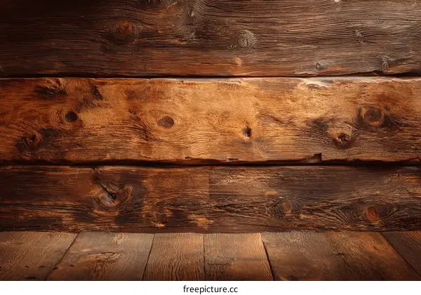 Vintage Wooden Wall and Floor Texture