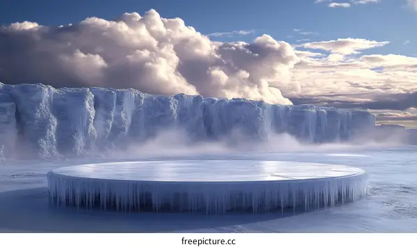 Frozen Circle of Ice