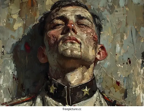 Lenin on his deathbed