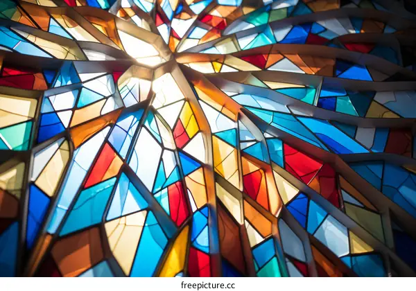 Stained glass window