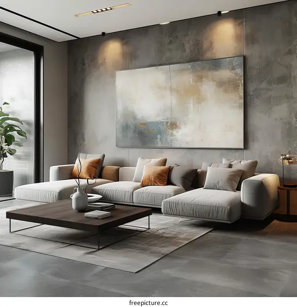 Modern Minimalist Living Room Interior Design