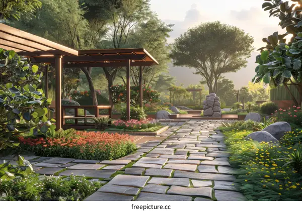 Japanese Garden Design Visualization