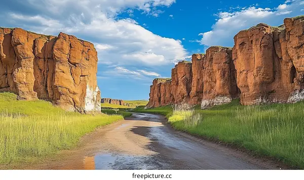 Red Rock Canyon Scenic Landscape