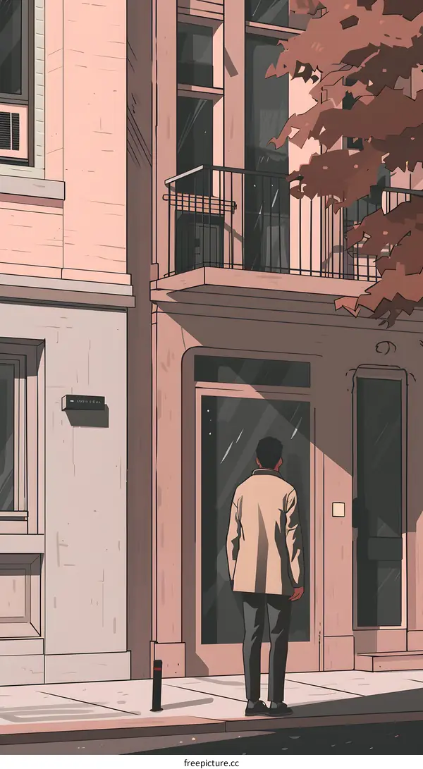 Man Standing in Front of a Store