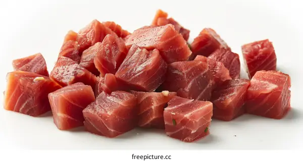 Diced Raw Tuna | Seafood Healthy Omega-3
