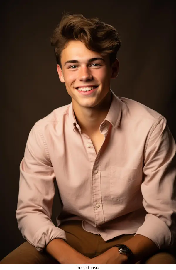 Portrait of a smiling young man