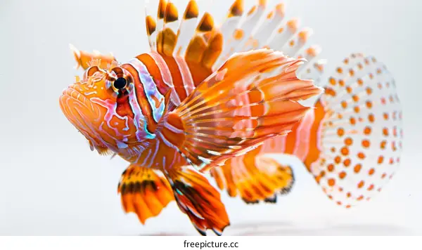 Lionfish with Spread Fins
