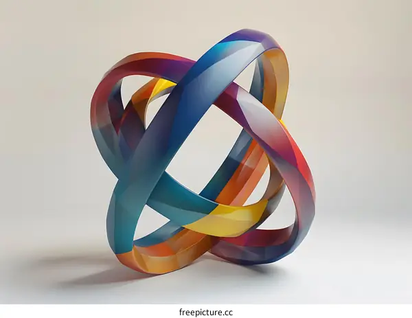 Colorful 3D Knot