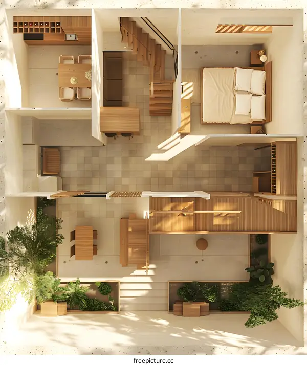 Modern house interior