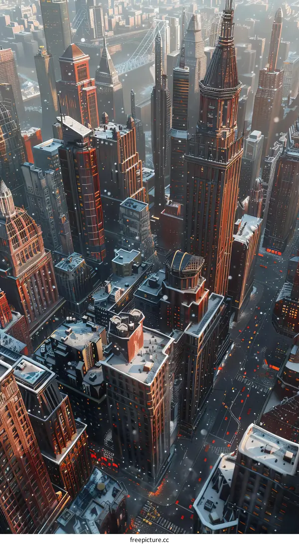 A Wintry Day in New York City