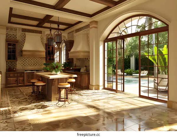 European style kitchen interior design