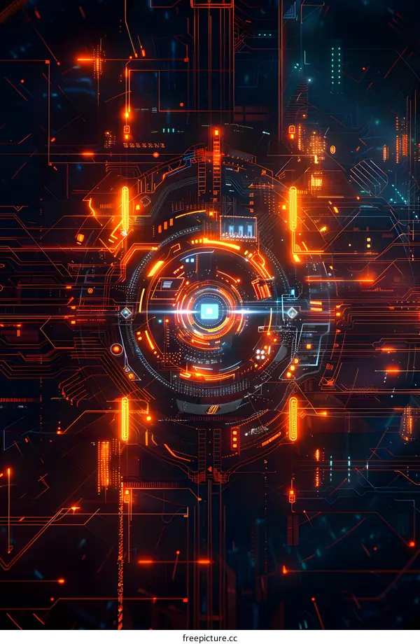 futuristic technology background
