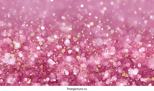 Pink Glitter Background Design