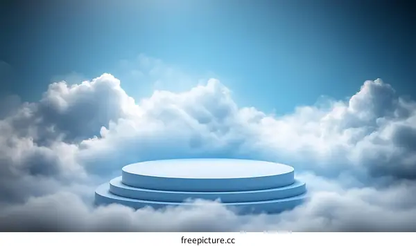 Cloud Platform Display Scene