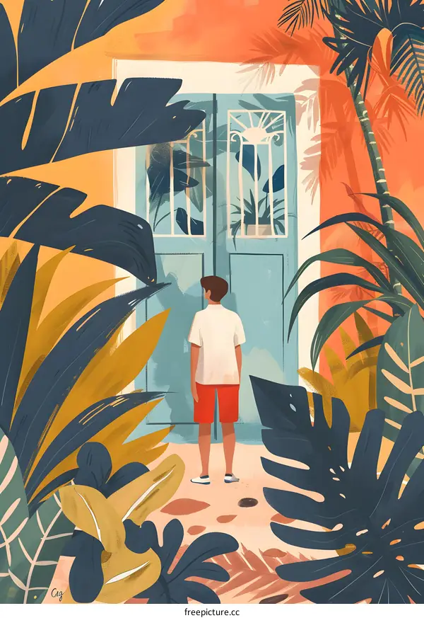 The Boy and the Tropical Door