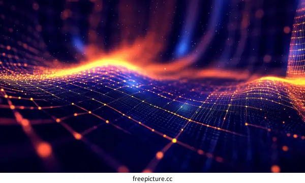 Abstract Digital Network Wave Design