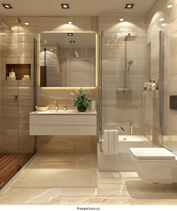Modern Luxury Bathroom Interior Design