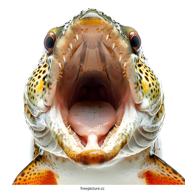 Open Mouth Fish Teeth
