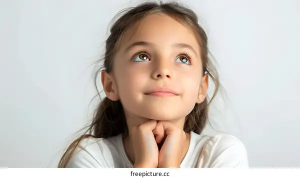 Portrait of a little girl