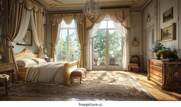 Luxury Elegant Classic European Bedroom