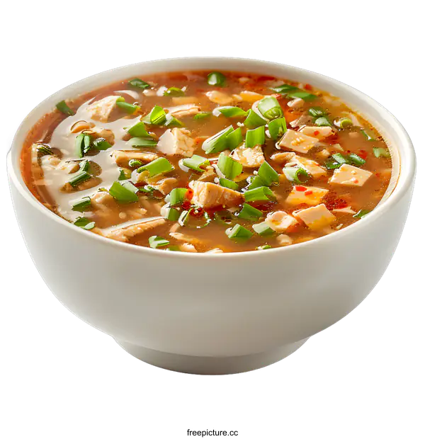 [Transparent Background PNG]Hot and sour soup