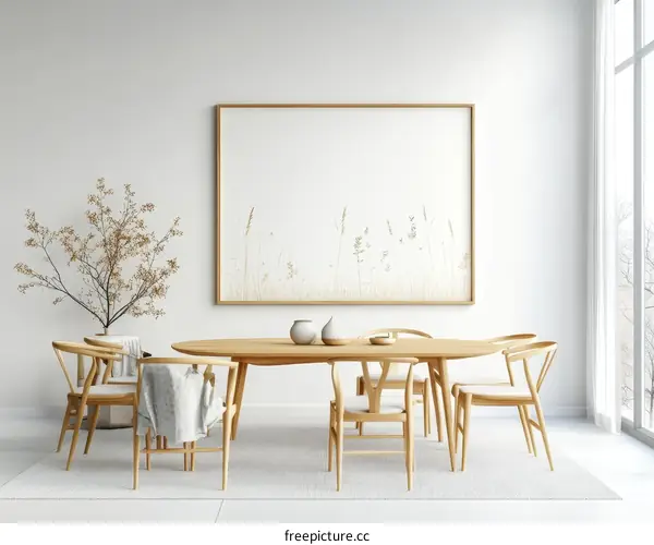Modern Minimalist Dining Room Interior Design