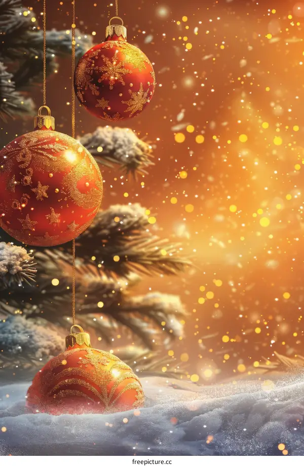 Sparkling Christmas Decorations Adorn Home