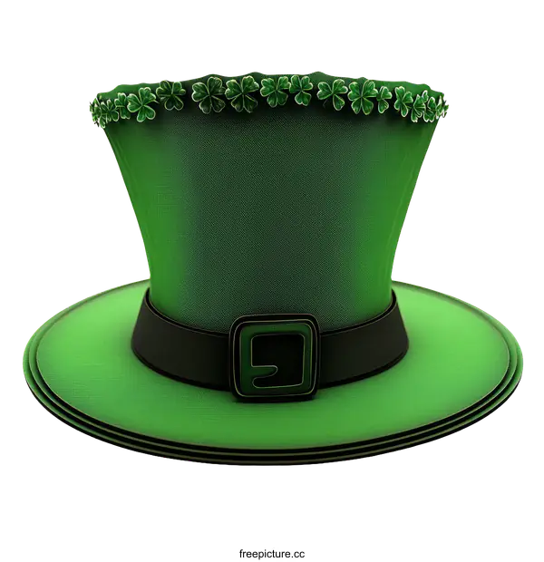 [Transparent Background PNG]Lucky Clover St. Patricks Day Hat